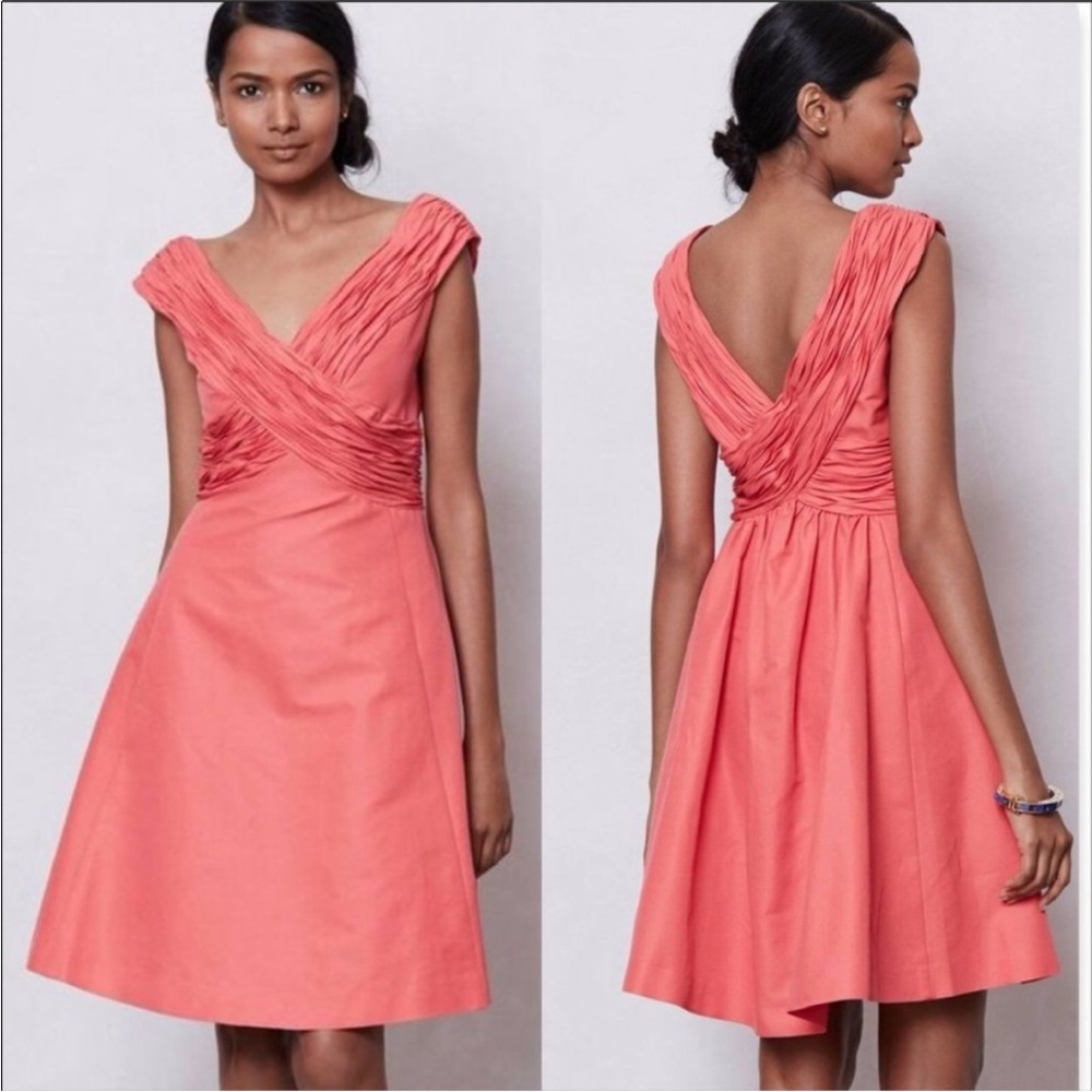 Mirror of Venus Coral Dress from Anthro